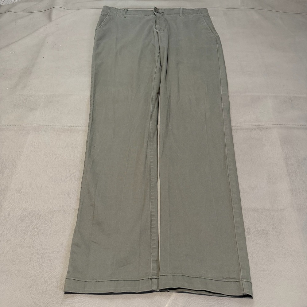 Lee X-Treme Comfort Men Pant 32x34 Gray Performance Series Chino 4274505-6608